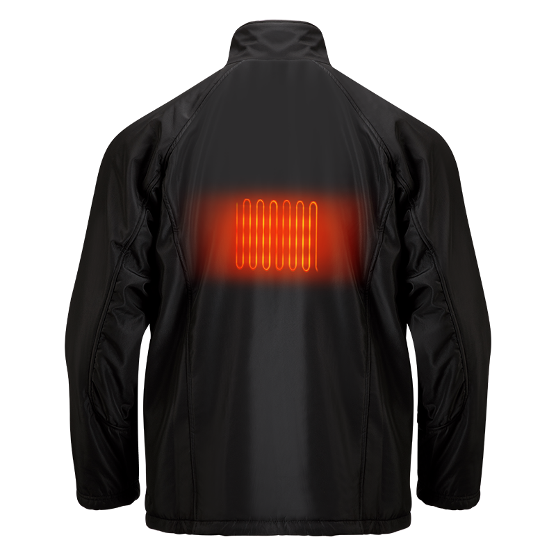 Nouveau style veste chauffée pour hommes, manteau décontracté pour le port d'hiver