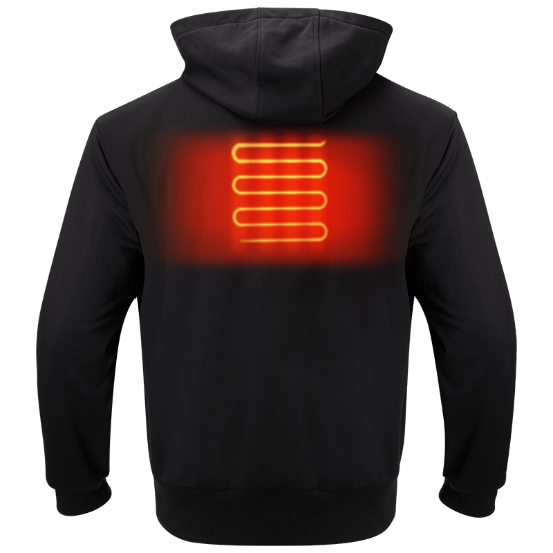 Prix ​​usine de bonne qualité veste de vêtements chauffants électriquesnoir pour hommes