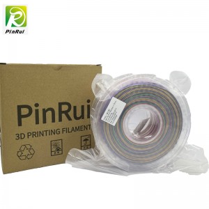 Pinrui paillettes PLA 1.75mm 3D Imprimante 3D Filament Sparkle Twinkleling Couleur arc-en-ciel