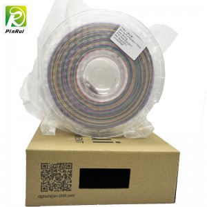 Pinrui paillettes PLA 1.75mm 3D Imprimante 3D Filament Sparkle Twinkleling Couleur arc-en-ciel