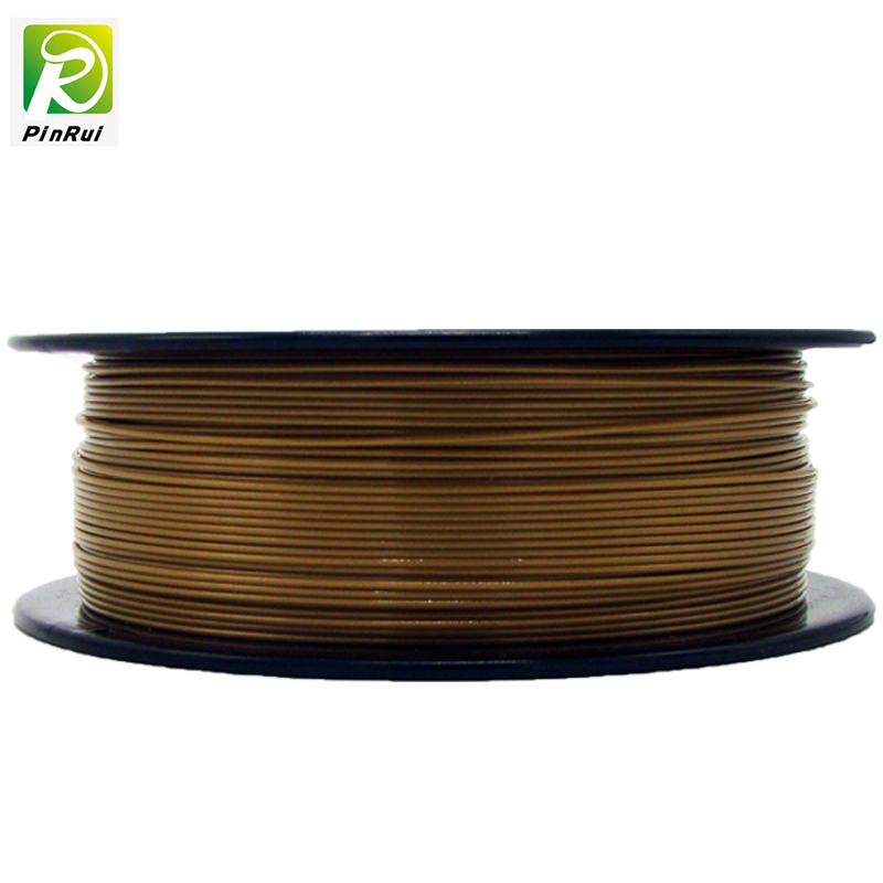 Pinrui Haute Qualité 1kg 3D PLA Imprimante Filament Couleur d'or