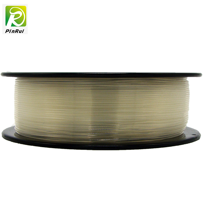 Pinrui haute qualité 1kg 3D PLA Imprimante Filament Pure Couleur transparente