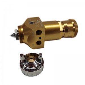 Pistolet de pulvérisateur d\'air de puissance automatique 0,8/1,2 mm de buse industrielle d\'atomisation industrielle outil de peinture pneumatique réglable à basse pression réglable pour le robot