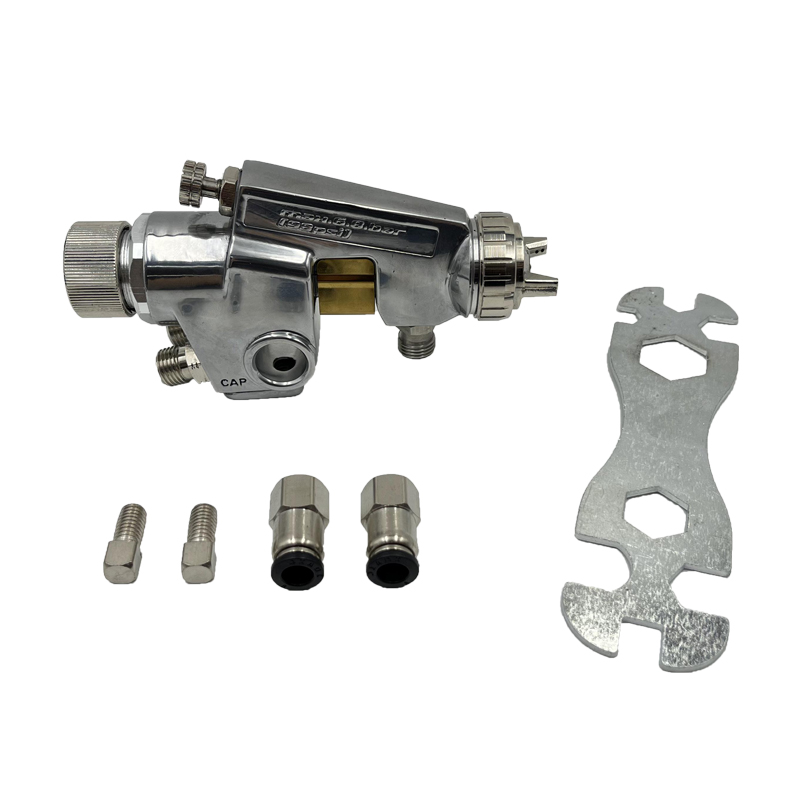Pistolet de pulvérisateur d'air de puissance automatique 1.2/1.5/2/2.5 mm Buse haute efficacité HVLP Industriel HVLP Atomise Tool de peinture pneumatique