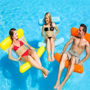 Piscine gonflable flottante pour adulte, hamac de piscine (selle,nuque, chaise longue), chaise de piscine d\'été, salon d\'eau portable