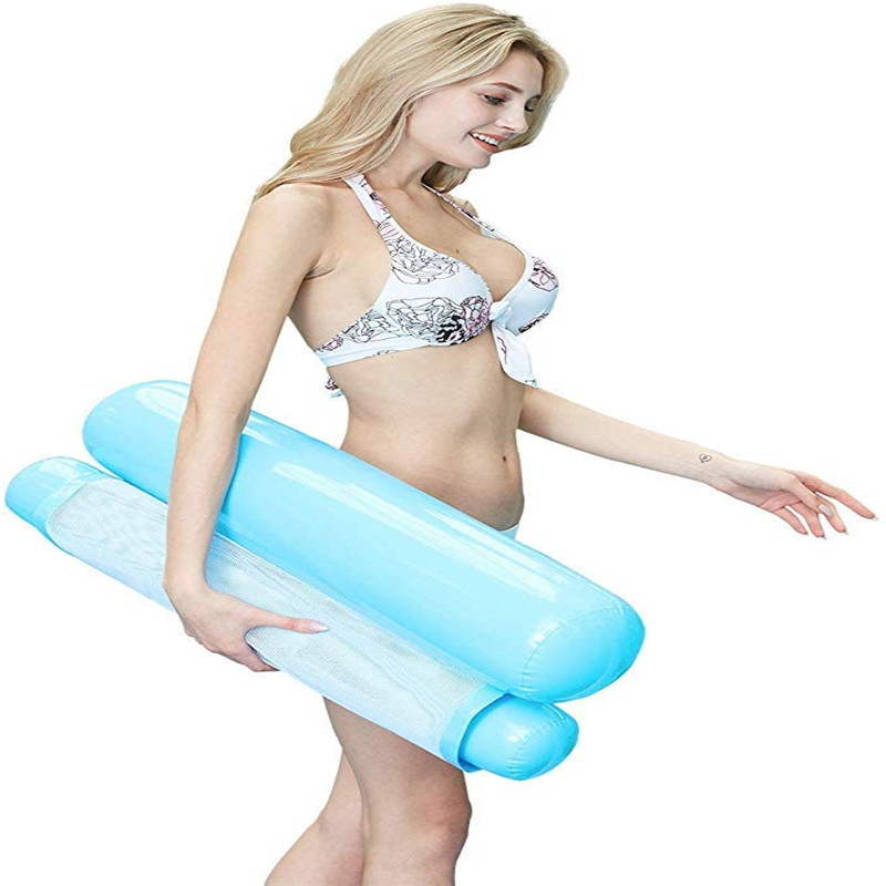 Piscine gonflable flottante pour adulte, hamac de piscine (selle,nuque, chaise longue), chaise de piscine d'été, salon d'eau portable