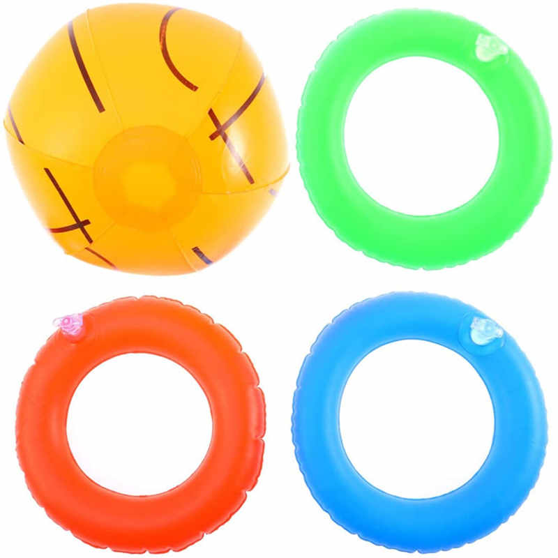 Piscine gonflable Floating Basketball Hoop Set, Piscine Jouet Jouet, Stand de basketball gonflable Eau