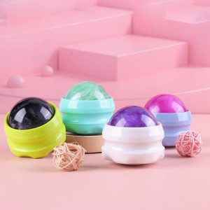 Boule à rouleaux de massage, thérapie glacée Masseur de soulagement des muscles serrés et douloureux, atténuant la tension musculaire et le soulagement de la douleur approprié pour le cou, le dos, les épaules, les bras, les jambes...