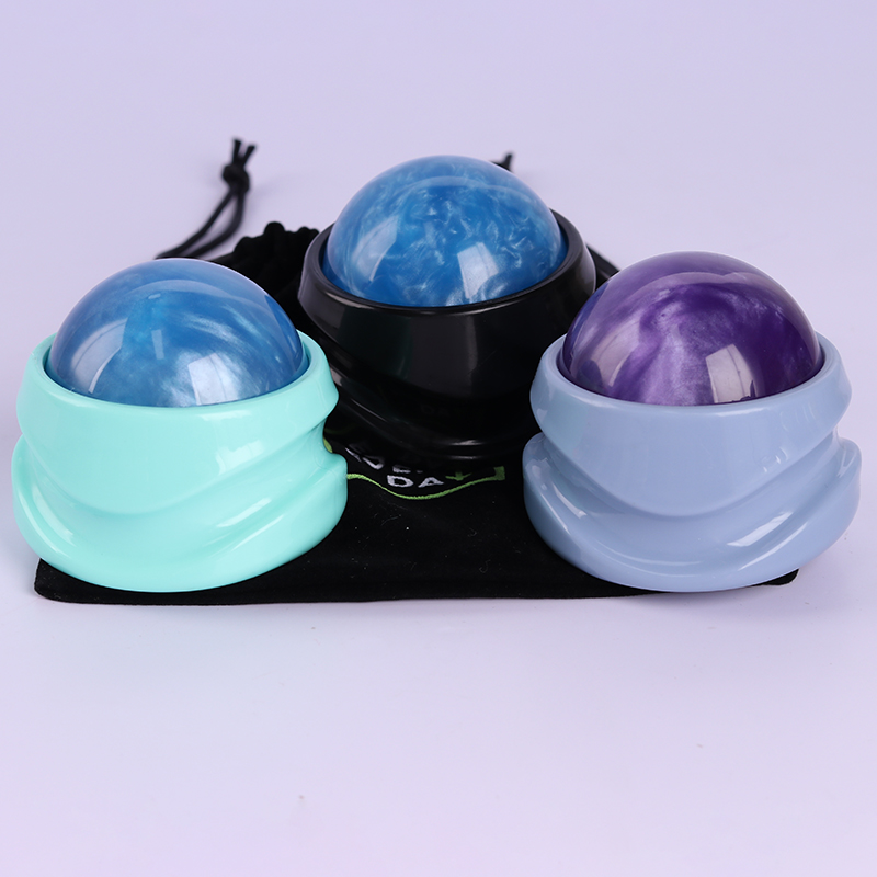 Résine Massage Roller Balle Massager Body Therapy Pied Hip Relaxeur Stress Libération, Ballon de libération de stress, Ballon de massage