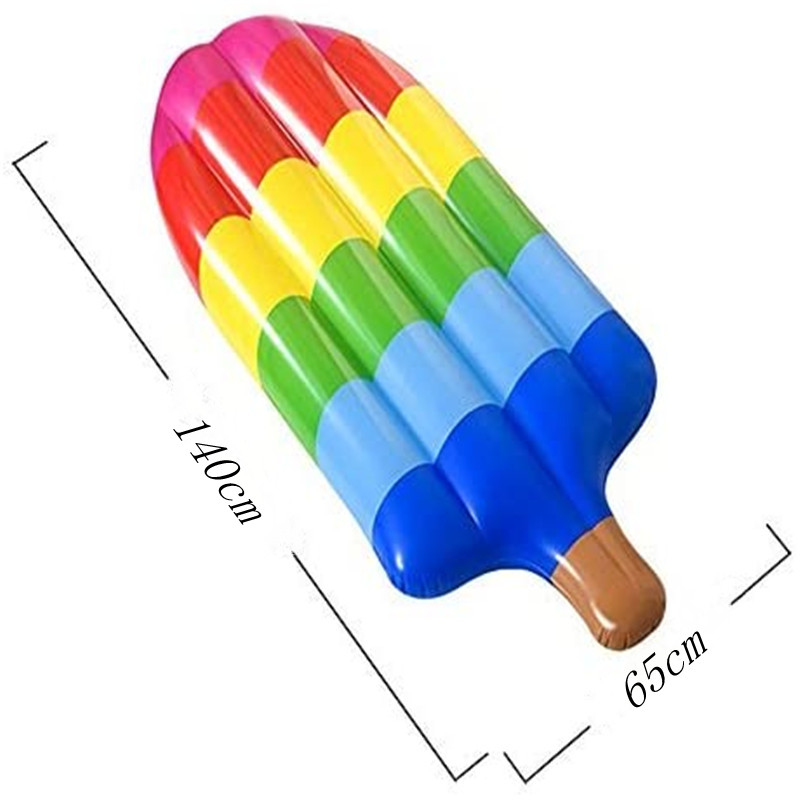 Float de glace gonflable, lit de boule de flotteur de piscine, forme de glace gonflable pvc