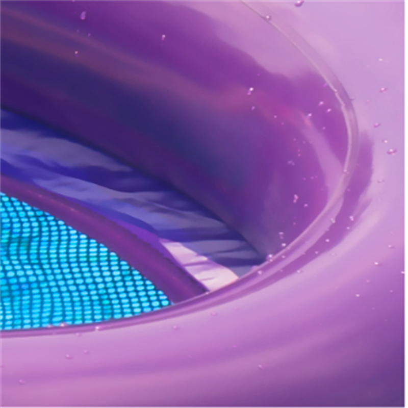 Vente chaude Nouveau floatnet gonflable aubergine, jouet d'eau gonflable pour la piscine, la plage