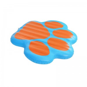 Rangée d\'animaux de compagnie flottante gonflable en PVC d\'usine pour chien, flotteur de chien pour la piscine, séjour gonflable flotteur sec pour chiens