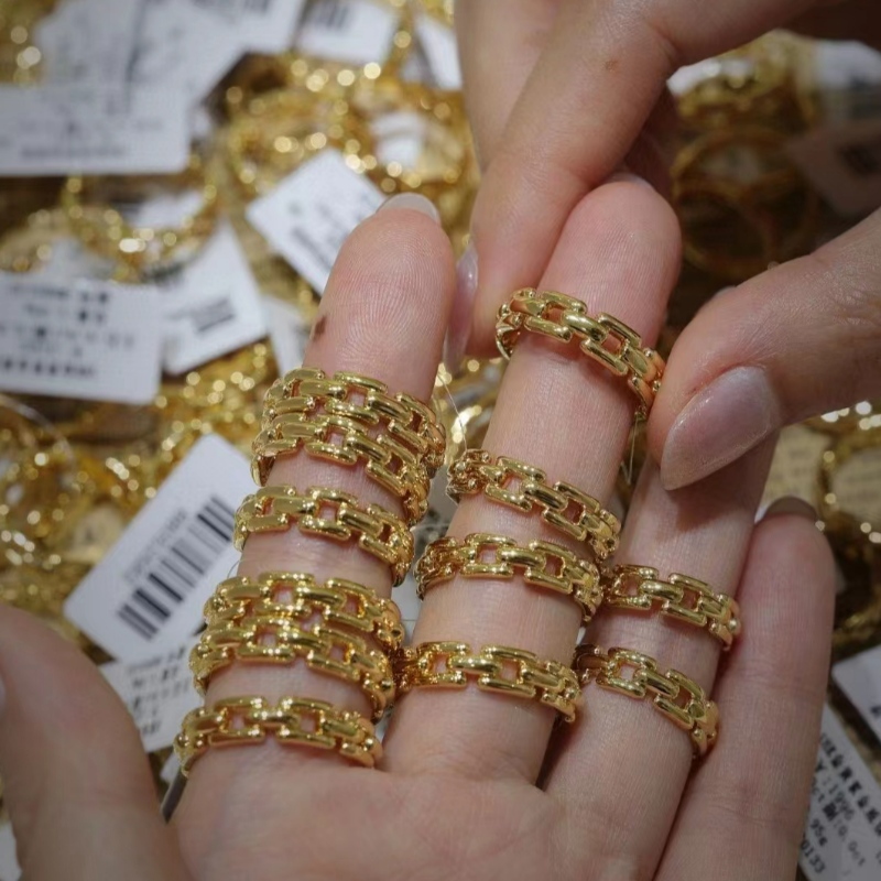 Cadeaux de bijoux en or véritable 9K/10K/14K/18K pour femmes en or jaune/white Gold/rose or