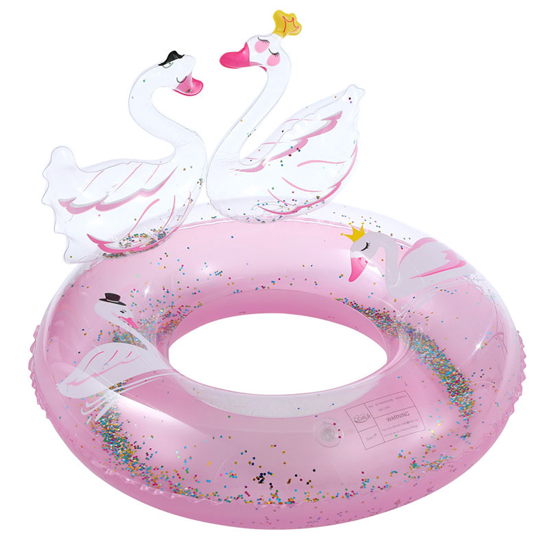 Bague denatation de cygne mignonne pour enfants, bague gonflable pour enfants