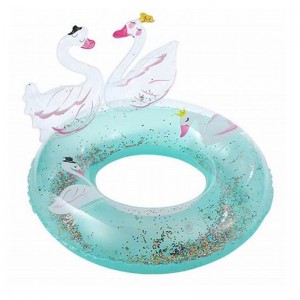 Bague denatation de cygne mignonne pour enfants, bague gonflable pour enfants