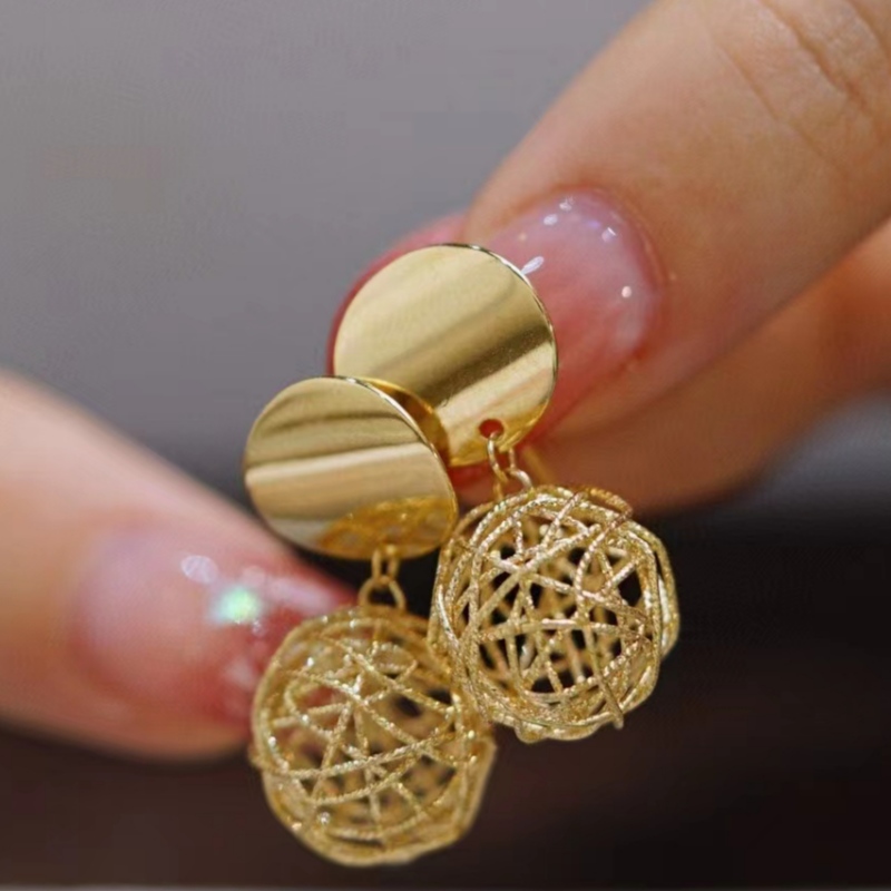 Nouveau design de mode 18K/14K/10K/9K Gold Boucle d'oreille pour fille