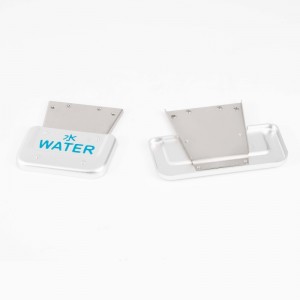 Plaques estampées en aluminium avec couleur