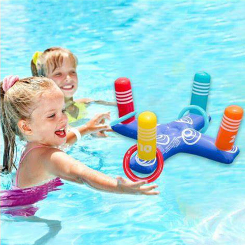 Toss denatation flottante Toss Water Toys, gibier de bague gonflable, jeu de jeu en plein air pour enfants pour adultes