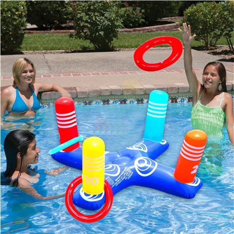 Toss denatation flottante Toss Water Toys, gibier de bague gonflable, jeu de jeu en plein air pour enfants pour adultes