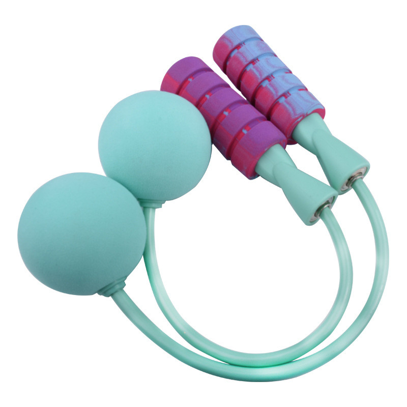 Corde de saut sans cordure, corde de saut sans fil pondérée pour entraînement de fitness, corde à sauter réglable corde de saut pour femmes hommes et enfants