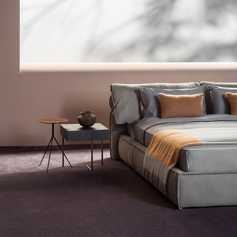 Luxury Queen lit king size lit double lit en cuir moderne meubles de chambre à coucher