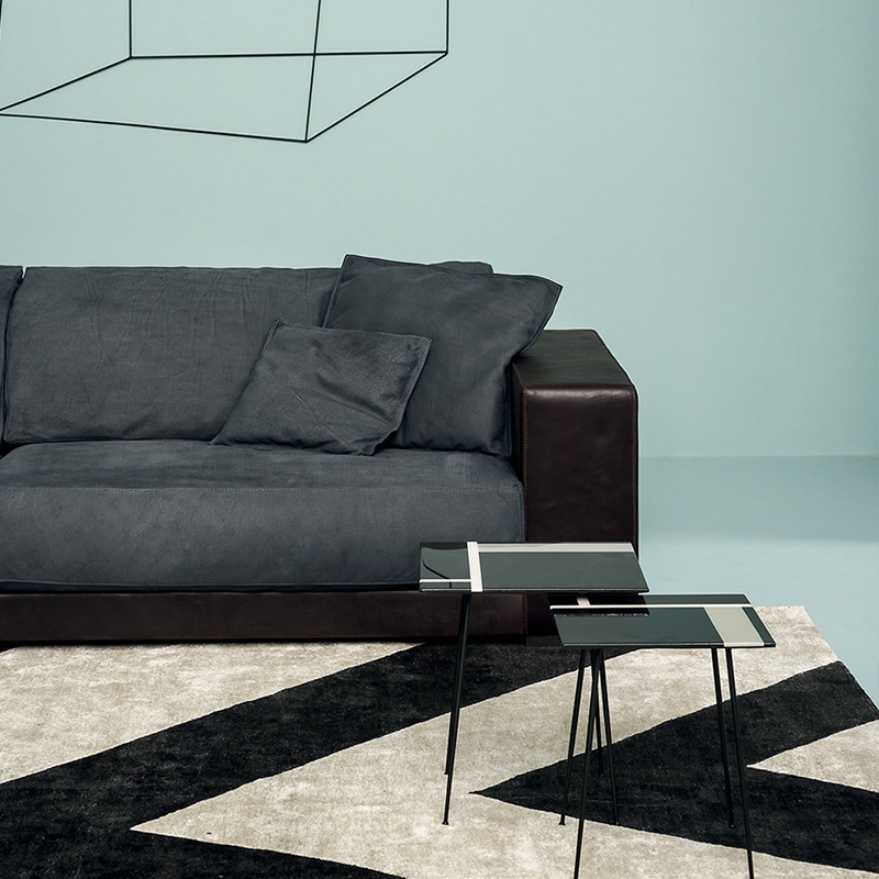 Luxury italien authentique canapés en cuir pour meubles maison salon moderne