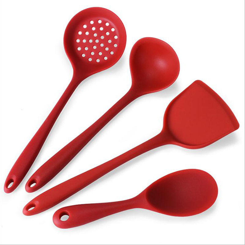 Prix ​​d'usine 4 pièces outils de cuisine accessoires de cuisine ustensiles de cuisine en silicone