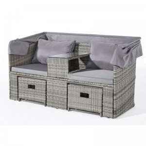 Ensemble de lit de soleil de 3pcs KD