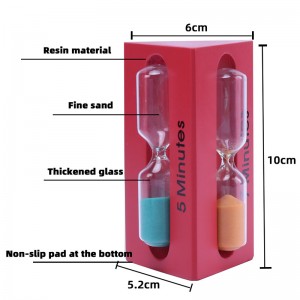 3-en-1 3/5/7 minute triangulaire de sable en bois sable sablier enfants montre horloge chronomètre sable de sable décoration ampulheta cadeau secret