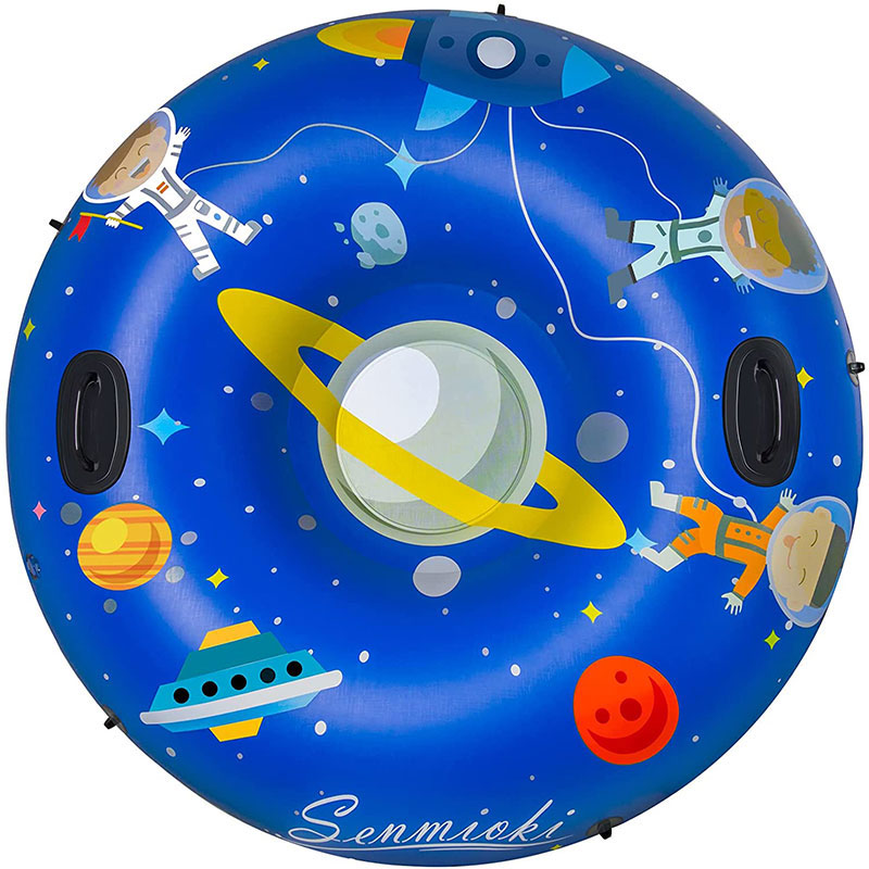 Toys de l'enfant parent extérieur d'hiver épaissis d'espace résistant au froid tube deneige gonflable