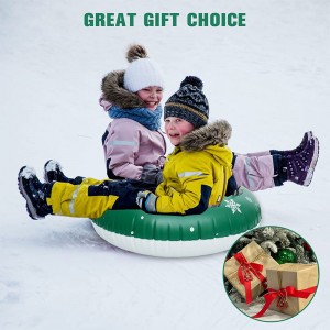 Tubes deneige gonflables pour la traîneau lourds, traîneaux deneige pour enfants et adultes, gamins de traîneau avec un fond