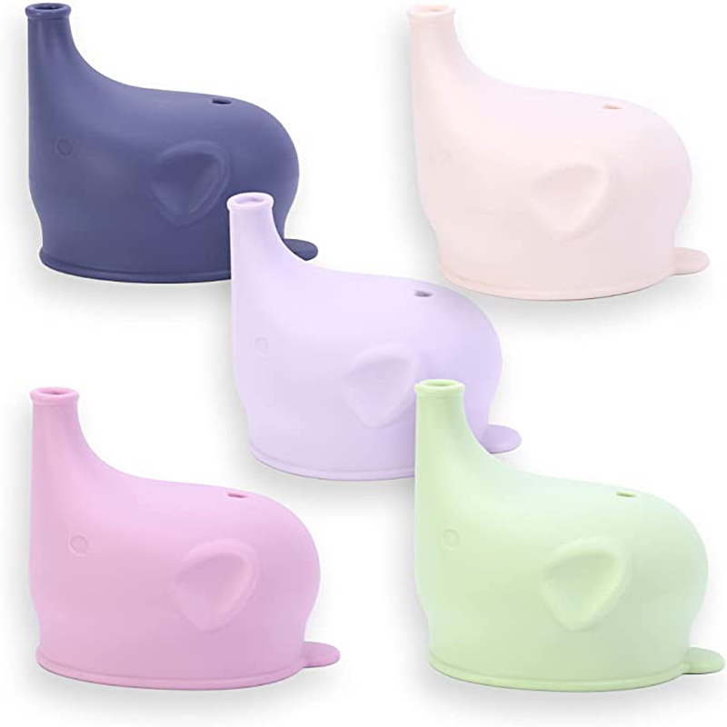 Couvercle de fuite en silicone pour les bouteilles de tasses pournourrissons