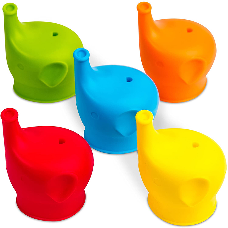 Couvercle de fuite en silicone pour les bouteilles de tasses pournourrissons