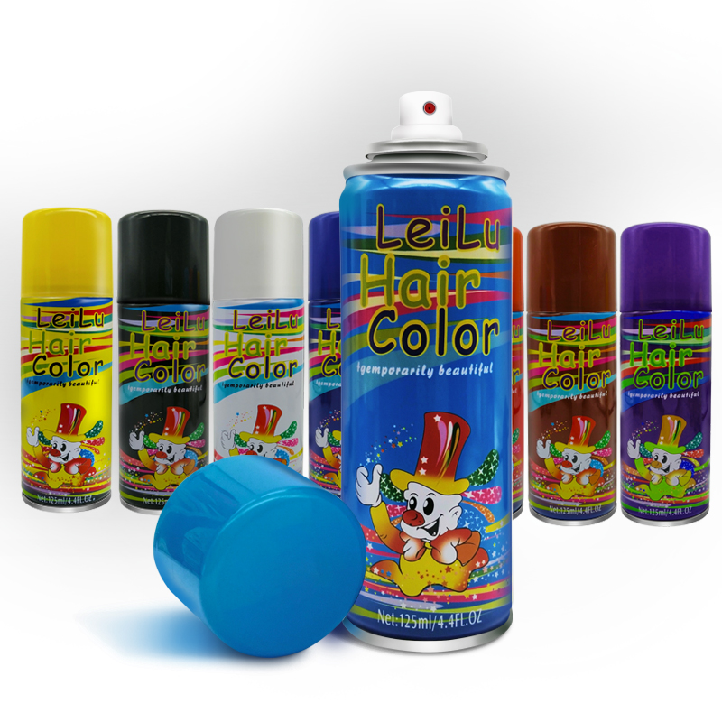 Spray des cheveux de couleur OEM Spray de couleur de cheveux de teinture temporaire