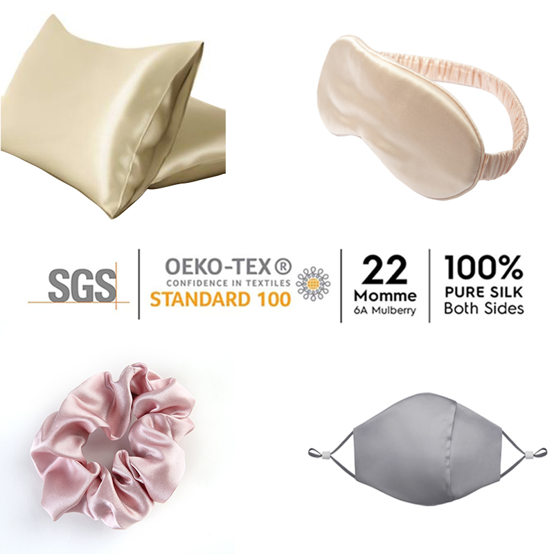Fournisseur de taies d'oreiller 100% Mulberry Silk