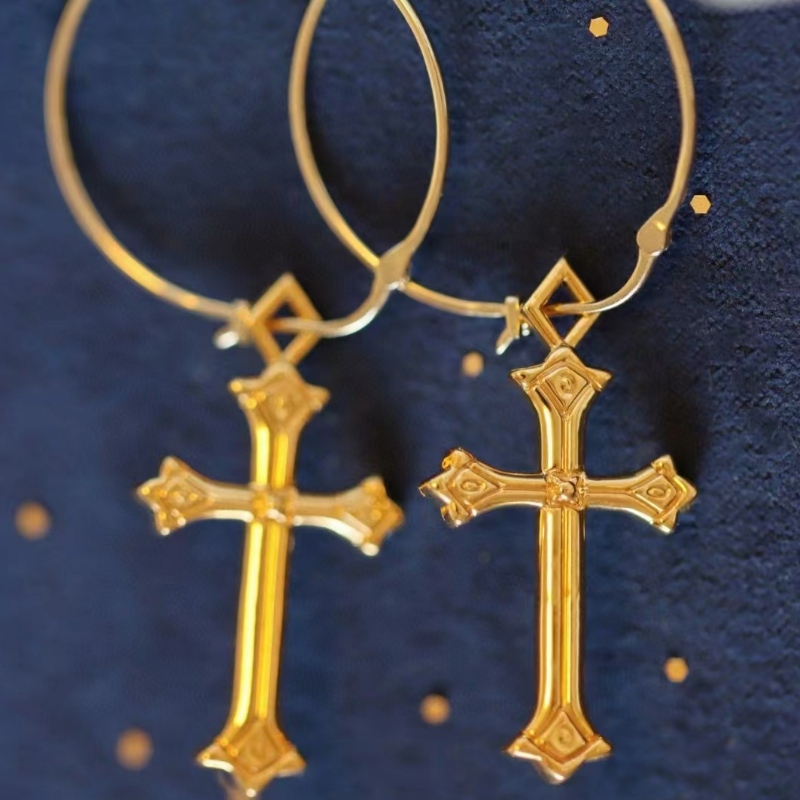 Boucles d'oreilles de mode en or 18 carats pour femmes