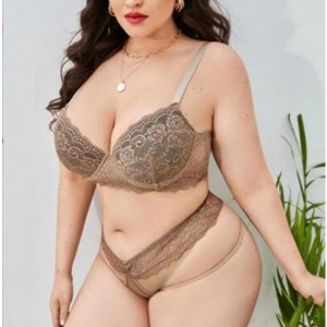 Sexe lingerie Set Lase Belt Bret Scalloped Bra avec conception spéciale de Hip Square sexy