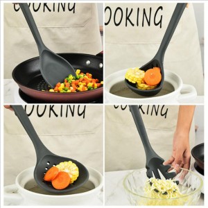 Nouveaux accessoires de cuisine résistants à la chaleur 7 pièces de cuisine de cuisine en silicone