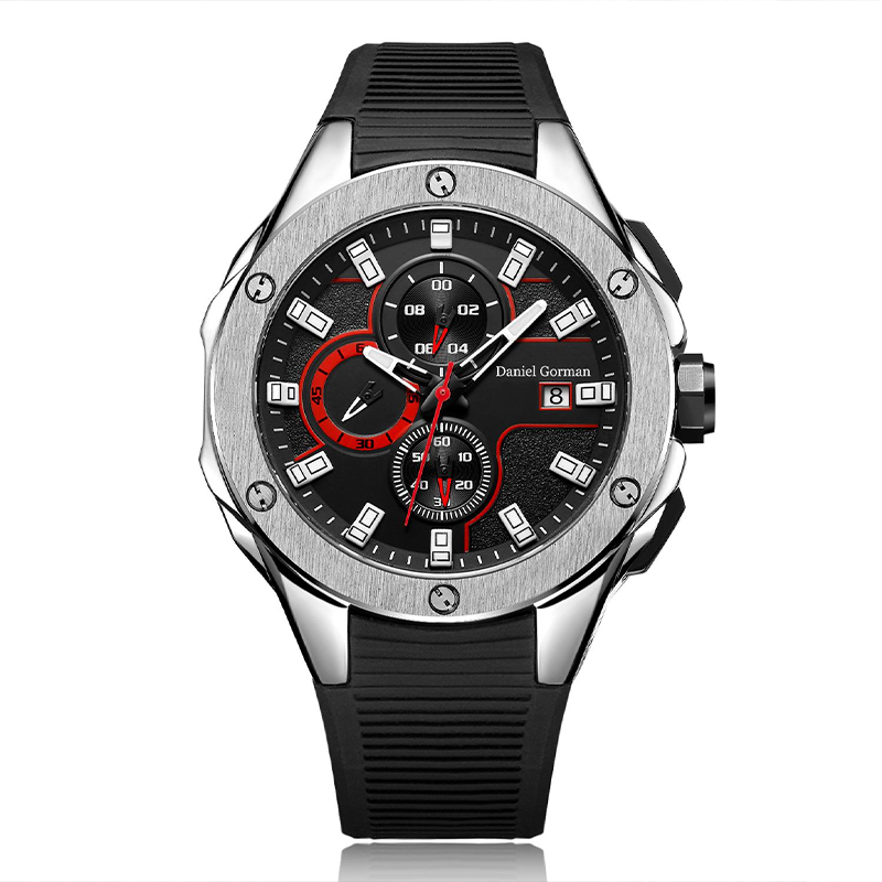 Daniel Gormantop Brand Luxury Sport Watch Men Militar Watchs Blue Rubber Strap Automatic C Watches RM2205