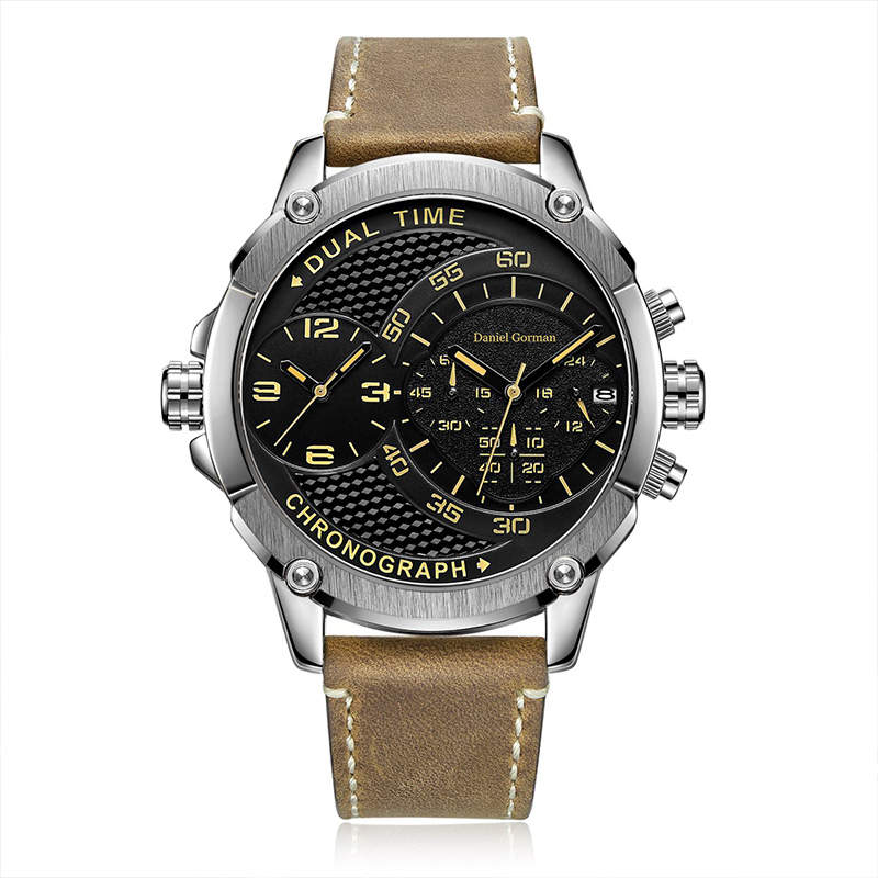 Danlei Gorman RM220 Watch Top Luxury Luxury Brand imperméable Sports Watch Quartz Military Leather Dropshipshipping