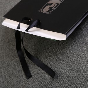 Boîte d\'emballage en cuir mince coréen Pantalon brillant Pantyhose Pantyhose Pantyhose Board Ribbon Emmacking