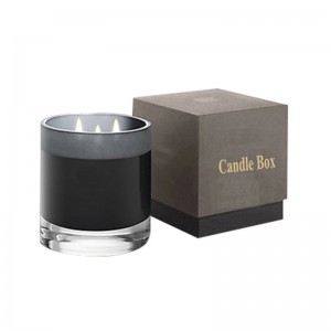 Boîte à bougies ronde aromathérapie cosmétique carton rond Creative Carton Carton Perfume paradis et terre Couvre-cadeau d\'aromathérapie