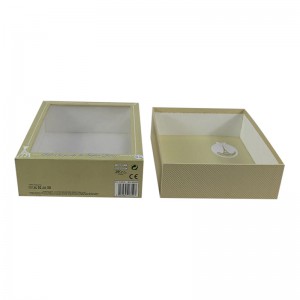 Boîte de cadeau de tiroir de fenêtre créative Boîte de poill de ruban