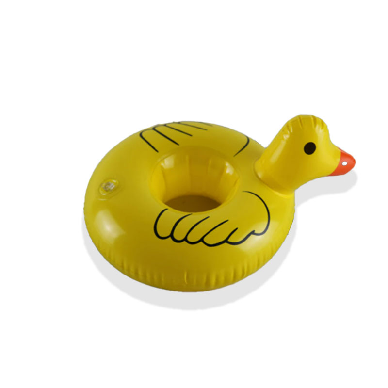 Mini de boisson canard jaune gonflable Charges de piscine de canard gonflable, Pool Pool Party Party Float de boisson gonflable
