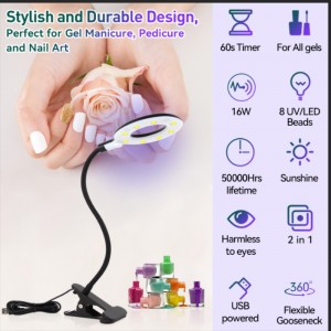 M&R 102A lampe à ongles LED sans fil \\\\ lampe fluorescente N16W