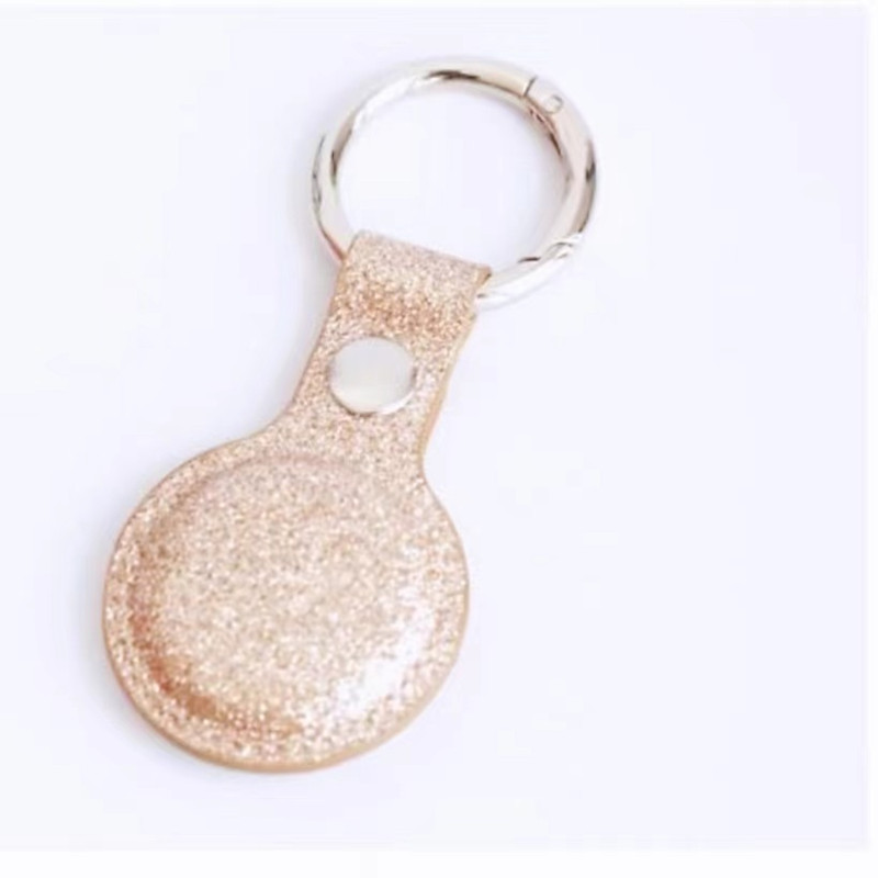 Case de protection de l'airtag Airtags Airtags Anti-Loss Protector Case, Private Custom DIY Pendant Pet Keychain All-inclusive Les enfants de positionnement en cuir Tracker