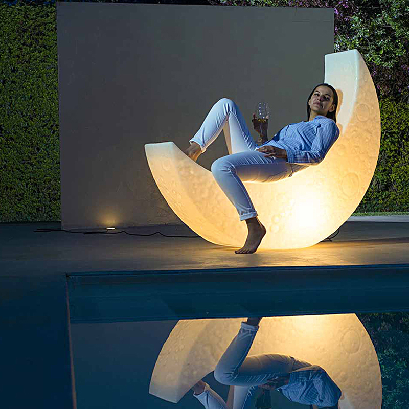 Chaise swing lumineuse LED LUMIN