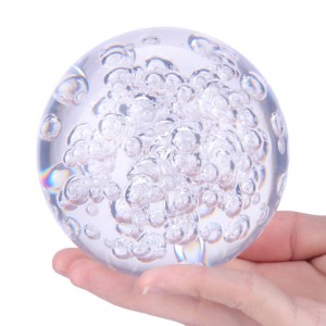 Usinsiness Souvenir Créatif Creative Fengsui Paper Paper Amber Mountain Pool Ball Ball Crystal Bubble Boule pour Fountain