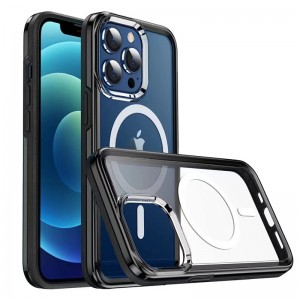 Convient pour l\'iPhone 13 Magentic Case, Conception magnétique transparente Case de protection de charge rapide sans fil