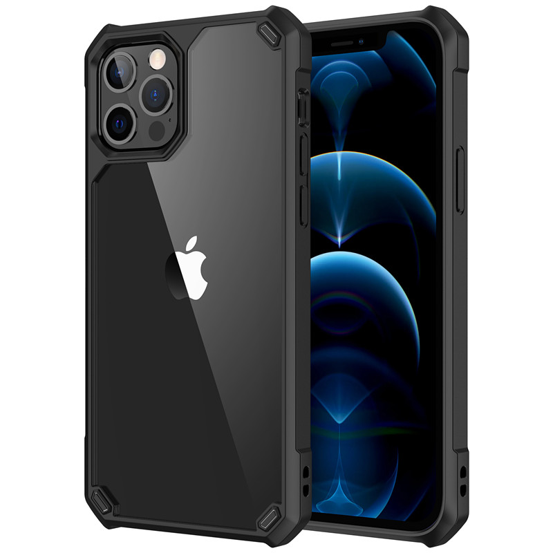 Convient pour l'iPhone 12pro, un étui de protection militaire en service lourd, un boîtier solide à l'épreuve des chocs